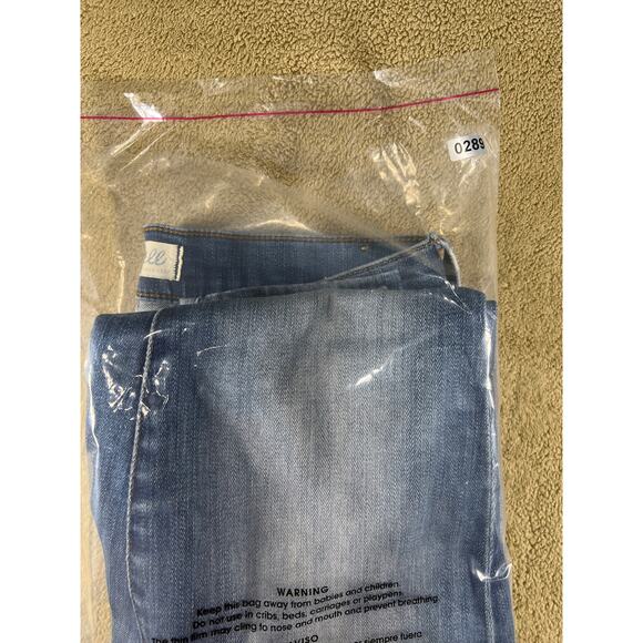 Madewell, 10" High Riser Skinny Stretch Jeans Light Wash Blue Denim, Size: 27 - Picture 14 of 14